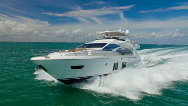 The Azimut 84's new exterior styling incorporates larger windows to enhance the interior living space.