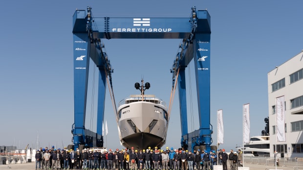 Custom Line Navetta 30#7 Launch @ Superyacht Yard Ancona