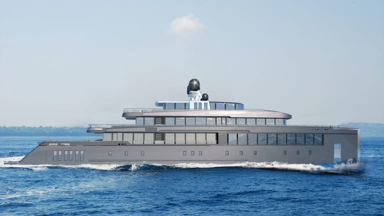 Would you rather have one 460ft yacht or two 220 footers?  TWINS designed by Gill Schmid Design in collaboration with Dörries Yachts suggests having two purpose -built vessels is much better than one.
