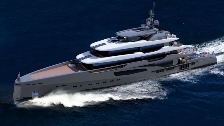 SCREEN – 70— a new superyacht concept designed by Frank Neubelt Yacht Design in cooperation with the German Yacht Couture agency