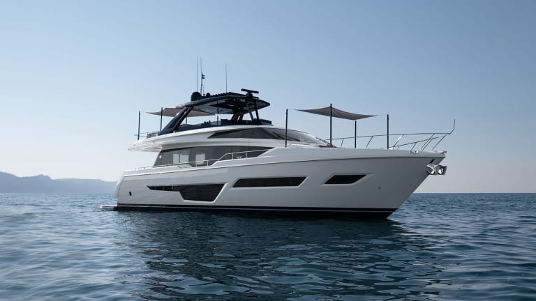 The Newly Conceived Ferretti Yachts 780 Offers More than Before