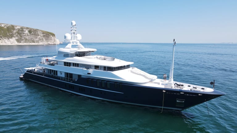 Damen Yachting will carry out a refit on  the 223-foot/68-meter Nobiskrug-built Triple Seven