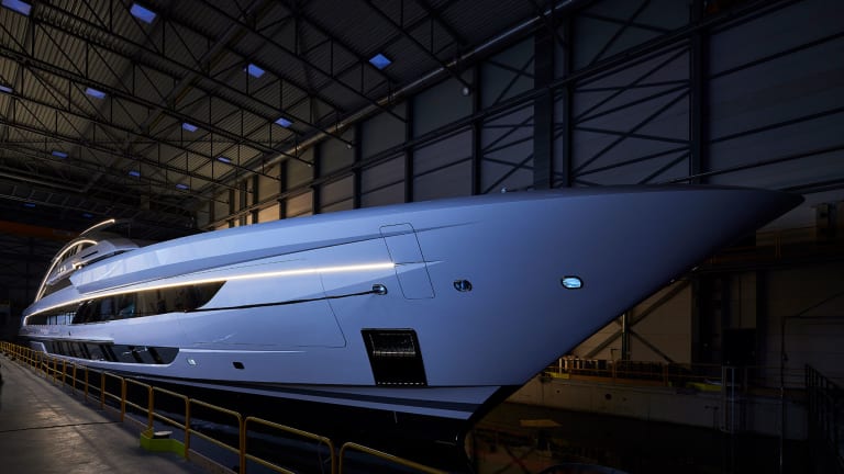 Heesen launches Project Cosmos—at  262-feet/ 80-meters, she is the largest and fastest aluminum yacht ever built