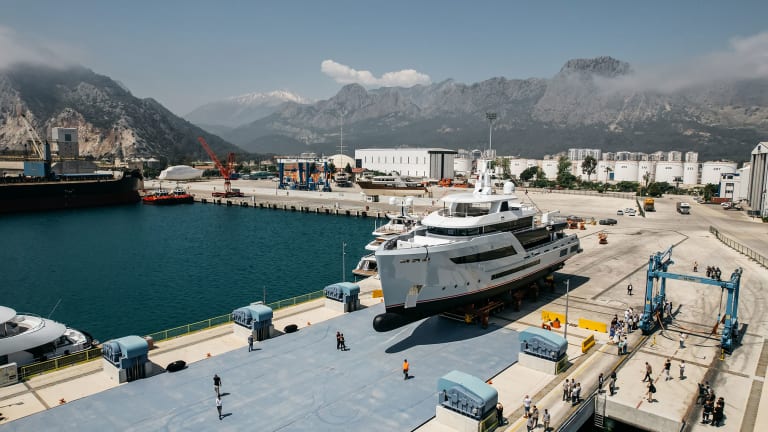 Bering Yachts launches new 145ft/44.2m explorer yacht in Antalya Turkey