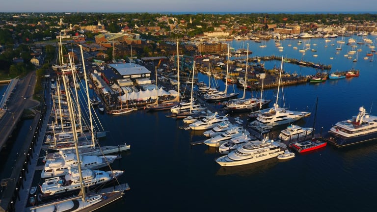 The Newport Charter Yacht Show at Safe Harbor Newport Shipyard stepped up its game  and a good time was had by all