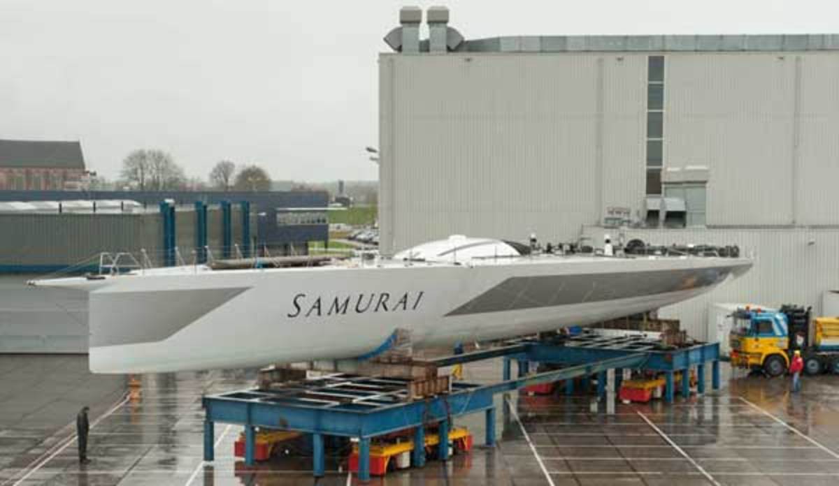 Famous offshore racer Mari Cha IV to be re-commissioned by Huisfit as Samurai