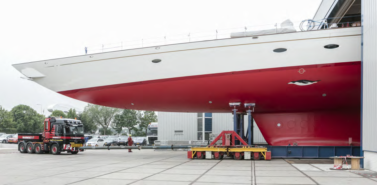 NEWS from Royal Huisman - Adèle completes upgrade by Huisfit