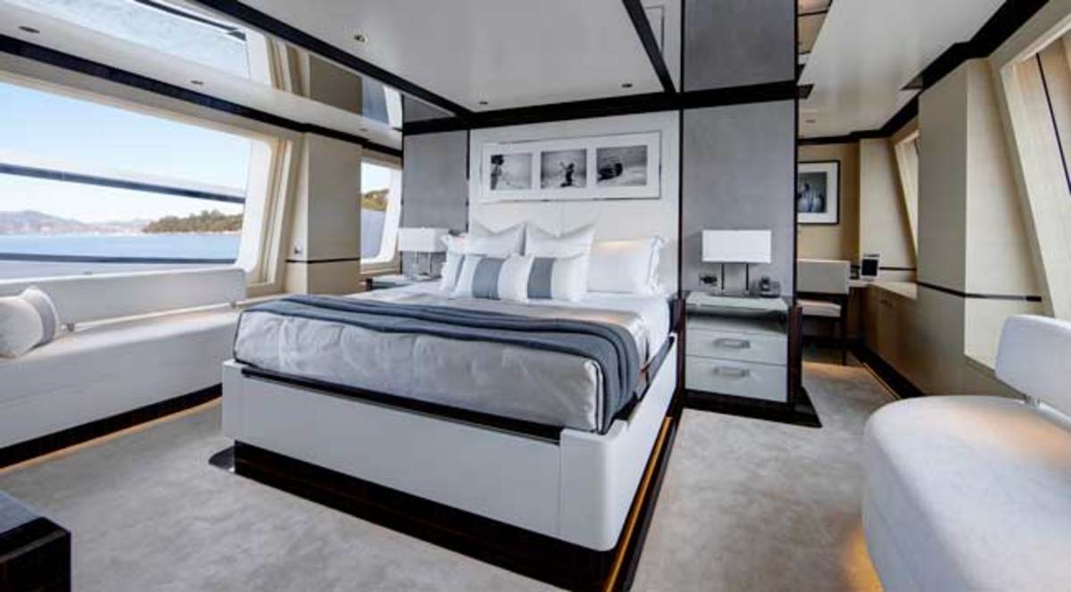 Owners stateroom on Feadship's 152-foot COMO