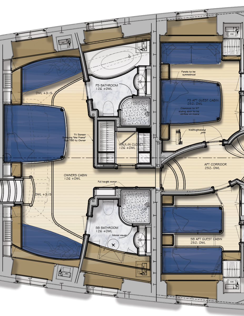 **Athos layout after Huisfit - owners guests area