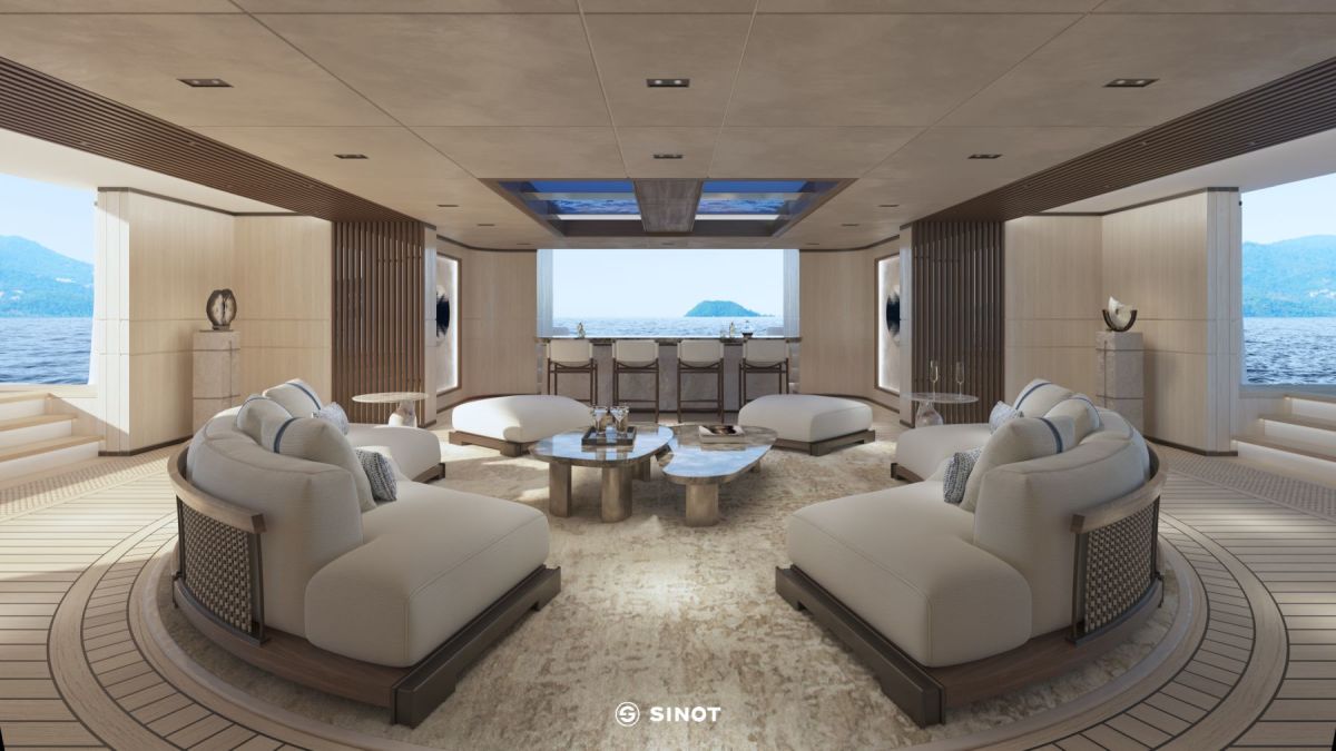 Amels 80 interior by Sinot Lower Deck Beach Club_logo