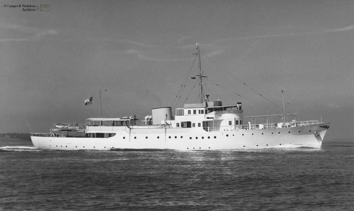 Marala pictured in the Fifties, when she was known as Gaviota IV.undefined